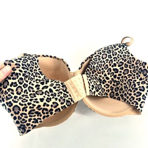 NWT Soma Vanishing Back Smooth Full Coverage Bra, Divine Leopard 44DDD - Picture 4 of 8